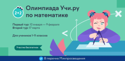  УЧИ.РУ среди обучающихся средней школы