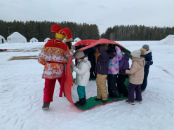 Празднование Масленицы в конном клубе «Белая лошадь»